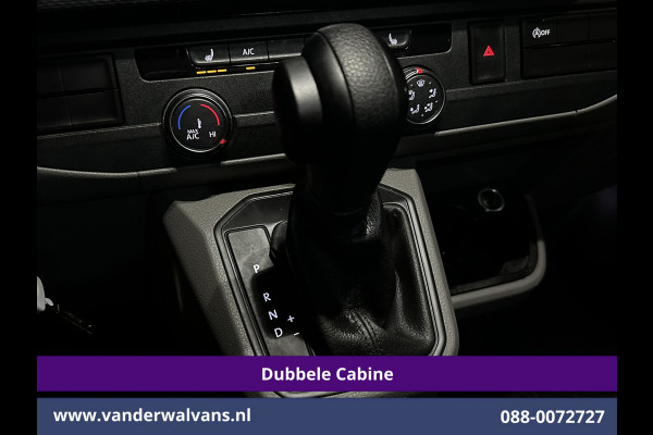 Volkswagen Transporter 2.0 TDI 150pk Automaat L2H1 Dubbele Cabine Euro6 Airco | 6-Zits | Camera | Navigatie | Apple Carplay | Cruisecontrol Android Auto, Stoelverwarming, 2500kg Trekhaak, Achterklep