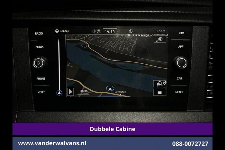 Volkswagen Transporter 2.0 TDI 150pk Automaat L2H1 Dubbele Cabine Euro6 Airco | 6-Zits | Camera | Navigatie | Apple Carplay | Cruisecontrol Android Auto, Stoelverwarming, 2500kg Trekhaak, Achterklep