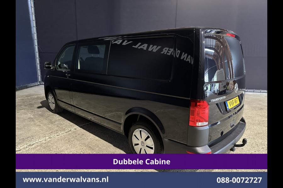 Volkswagen Transporter 2.0 TDI 150pk Automaat L2H1 Dubbele Cabine Euro6 Airco | 6-Zits | Camera | Navigatie | Apple Carplay | Cruisecontrol Android Auto, Stoelverwarming, 2500kg Trekhaak, Achterklep