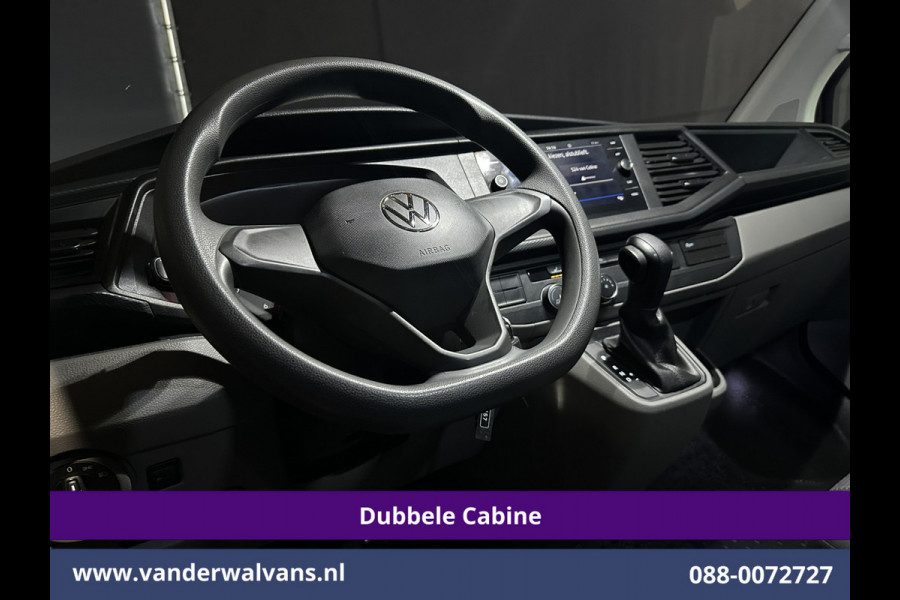 Volkswagen Transporter 2.0 TDI 150pk Automaat L2H1 Dubbele Cabine Euro6 Airco | 6-Zits | Camera | Navigatie | Apple Carplay | Cruisecontrol Android Auto, Stoelverwarming, 2500kg Trekhaak, Achterklep