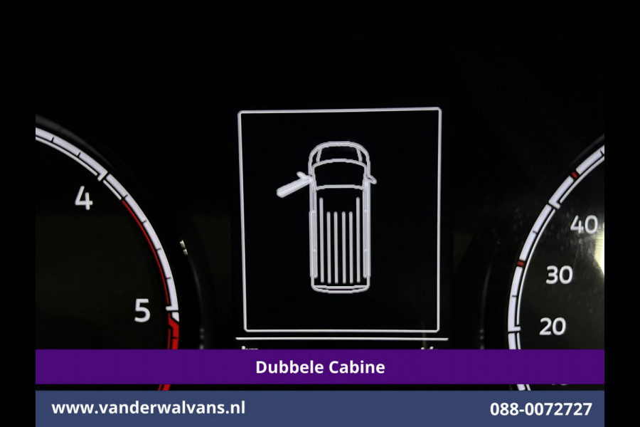Volkswagen Transporter 2.0 TDI 150pk Automaat L2H1 Dubbele Cabine Euro6 Airco | 6-Zits | Camera | Navigatie | Apple Carplay | Cruisecontrol Android Auto, Stoelverwarming, 2500kg Trekhaak, Achterklep