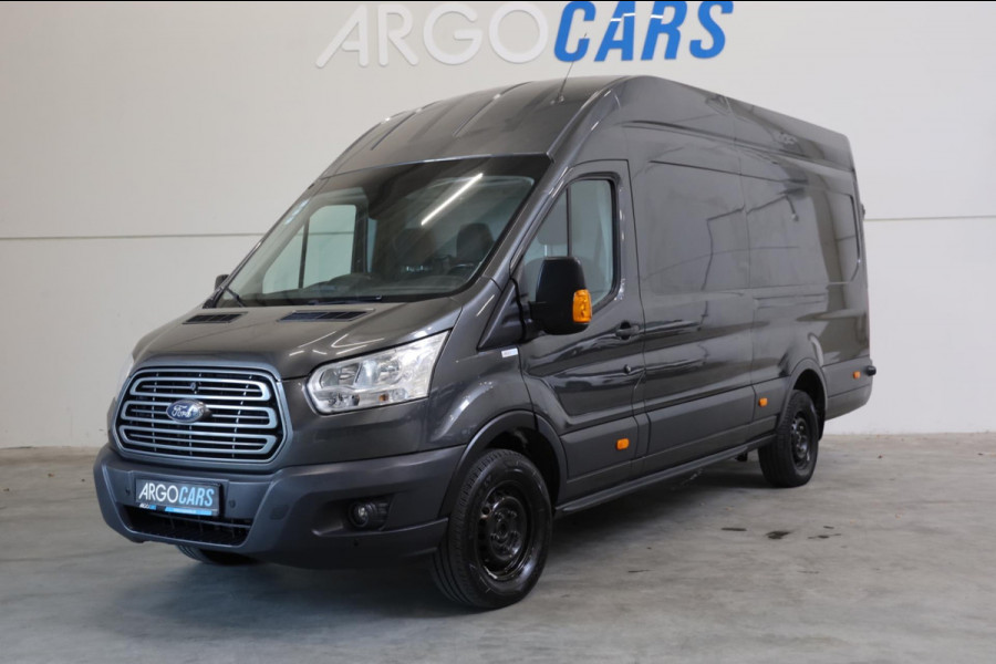 Ford Transit 350 2.0 TDCI L4/H3 170PK GRIJS Limited RWD CAMERA PDC AIRCO CRUISE CONTROL TOPSTAAT LEASE V/A €142,- p.m. INRUIL MOG
