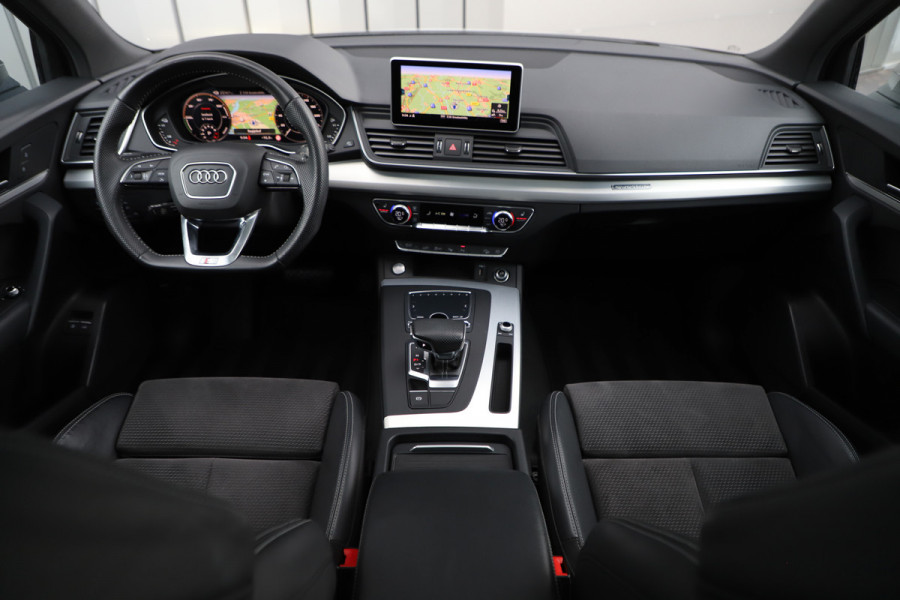 Audi Q5 55 TFSI e quattro Competition | 367PK | Luchtvering | Keyless-go | Pano | Sfeerverlichting | Acc | Virtual-cockpit | Standkachel