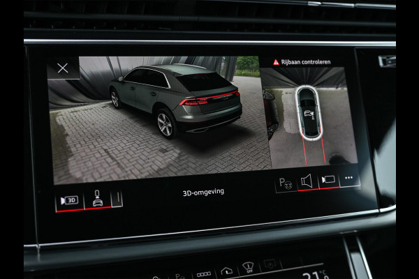 Audi Q8 55 TFSI e quattro Pro Line Plus | Panoramadak | Night Vision | B&O | HUD | 360 Camera | Adaptive Cruise | Luchtvering | Stoelverwarming V+A | Ambiance Verlichting | Trekhaak |