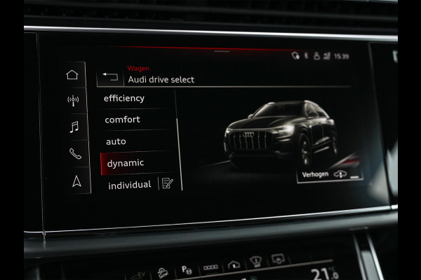 Audi Q8 55 TFSI e quattro Pro Line Plus | Panoramadak | Night Vision | B&O | HUD | 360 Camera | Adaptive Cruise | Luchtvering | Stoelverwarming V+A | Ambiance Verlichting | Trekhaak |