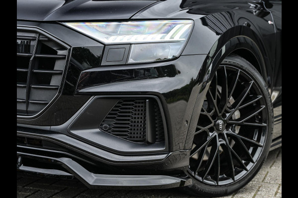 Audi Q8 55 TFSI e quattro Pro Line Plus | Panoramadak | Night Vision | B&O | HUD | 360 Camera | Adaptive Cruise | Luchtvering | Stoelverwarming V+A | Ambiance Verlichting | Trekhaak |