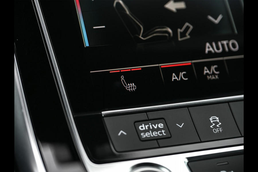 Audi Q8 55 TFSI e quattro Pro Line Plus | Panoramadak | Night Vision | B&O | HUD | 360 Camera | Adaptive Cruise | Luchtvering | Stoelverwarming V+A | Ambiance Verlichting | Trekhaak |