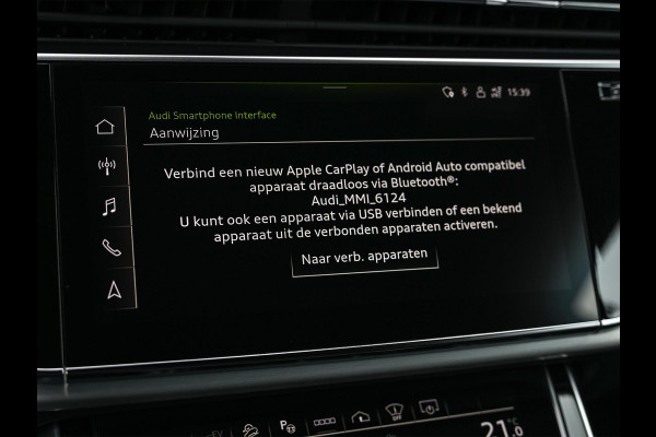 Audi Q8 55 TFSI e quattro Pro Line Plus | Panoramadak | Night Vision | B&O | HUD | 360 Camera | Adaptive Cruise | Luchtvering | Stoelverwarming V+A | Ambiance Verlichting | Trekhaak |