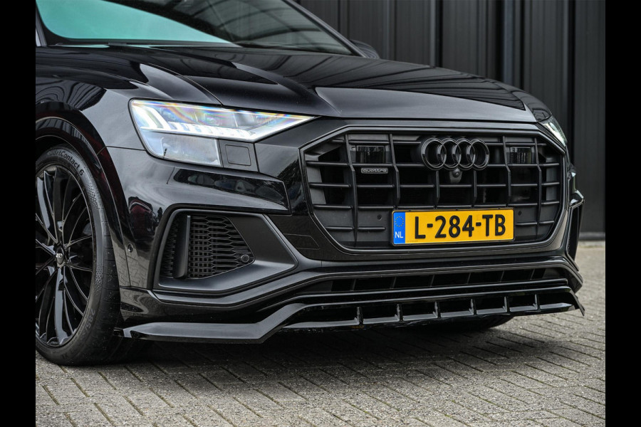 Audi Q8 55 TFSI e quattro Pro Line Plus | Panoramadak | Night Vision | B&O | HUD | 360 Camera | Adaptive Cruise | Luchtvering | Stoelverwarming V+A | Ambiance Verlichting | Trekhaak |