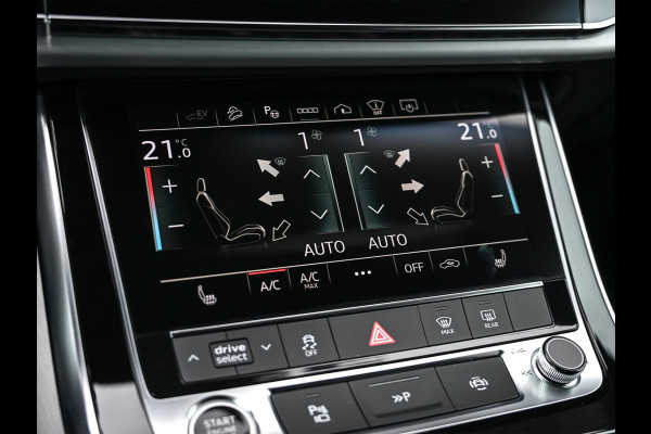 Audi Q8 55 TFSI e quattro Pro Line Plus | Panoramadak | Night Vision | B&O | HUD | 360 Camera | Adaptive Cruise | Luchtvering | Stoelverwarming V+A | Ambiance Verlichting | Trekhaak |