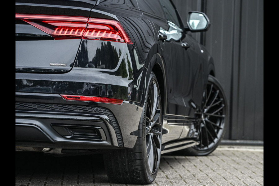 Audi Q8 55 TFSI e quattro Pro Line Plus | Panoramadak | Night Vision | B&O | HUD | 360 Camera | Adaptive Cruise | Luchtvering | Stoelverwarming V+A | Ambiance Verlichting | Trekhaak |