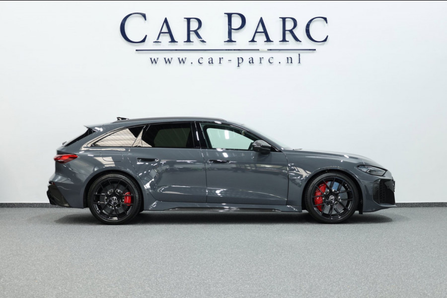 Audi RS5 Avant 2.9 TFSI e-hybrid quattro 640+PK BTW/KERAMISCH/CARBON/B&O//PANO/LEER+S.VERKOELING+MASSAGE/21"/360/FABRIEKSGARANTIE!