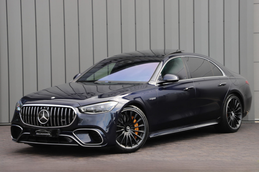 Mercedes-Benz S-Klasse AMG 63 S E Performance Lang | 802PK | Luchtv. | Business-class | Keramisch | Burmester High-end | 4W-Sturing | Massage | Head-up