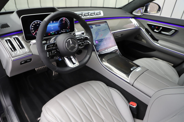 Mercedes-Benz S-Klasse AMG 63 S E Performance Lang | 802PK | Luchtv. | Business-class | Keramisch | Burmester High-end | 4W-Sturing | Massage | Head-up