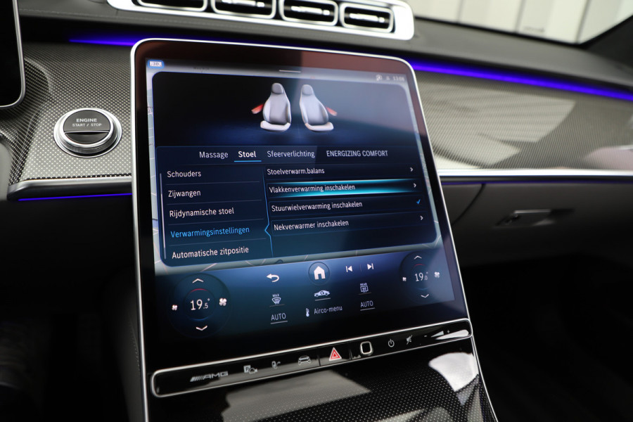 Mercedes-Benz S-Klasse AMG 63 S E Performance Lang | 802PK | Luchtv. | Business-class | Keramisch | Burmester High-end | 4W-Sturing | Massage | Head-up