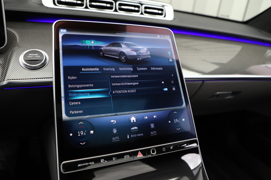 Mercedes-Benz S-Klasse AMG 63 S E Performance Lang | 802PK | Luchtv. | Business-class | Keramisch | Burmester High-end | 4W-Sturing | Massage | Head-up