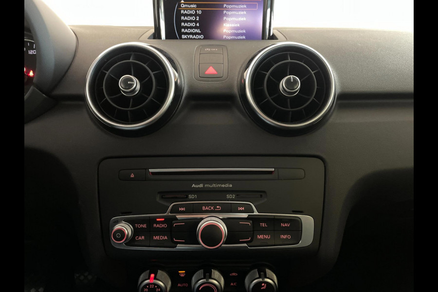 Audi A1 SPORTBACK 1.0 TFSI Advance Sport S-Line AIRCO NAVI BLUETOOTH STOELVERW PDC VELGEN ZWART DAK ZEER NETTE AUTO