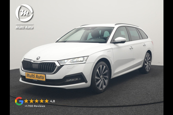 Škoda Octavia Combi 1.4 TSI iV Business Edition PHEV 204pk Dealer O.H | Trekhaak Af Fabriek | Adaptive Cruise | Camera | Stoelmassage | Sportstoelen & Stuur Verwarmd | Keyless | Sfeerverlichting | Crystal LED | Apple Carplay |  Navigatie | 18"L.M | Plug In Hybrid