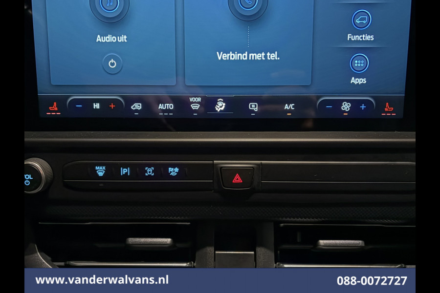 Ford Transit Custom 2.0 TDCI 136pk L2H1 Euro6 Airco | Camera | LED | Apple Carplay | Cruisecontrol | 2500kg Trekhaak LM Velgen, Android Auto, Verwarmde voorruit, Stoelverwarming, Parkeersensoren, Bijrijdersbank