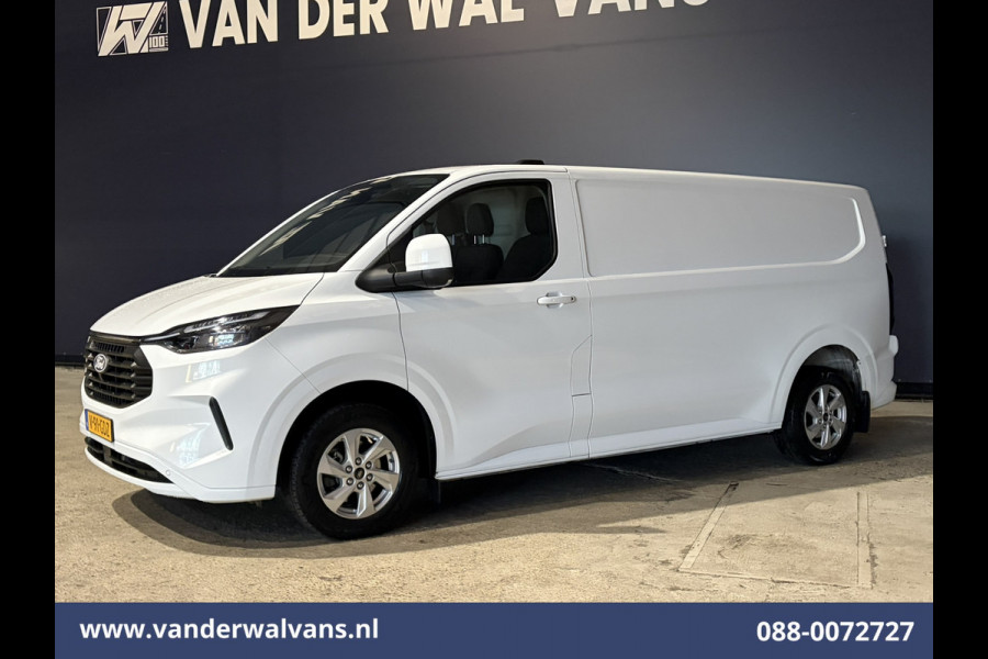 Ford Transit Custom 2.0 TDCI 136pk L2H1 Euro6 Airco | Camera | LED | Apple Carplay | Cruisecontrol | 2500kg Trekhaak LM Velgen, Android Auto, Verwarmde voorruit, Stoelverwarming, Parkeersensoren, Bijrijdersbank