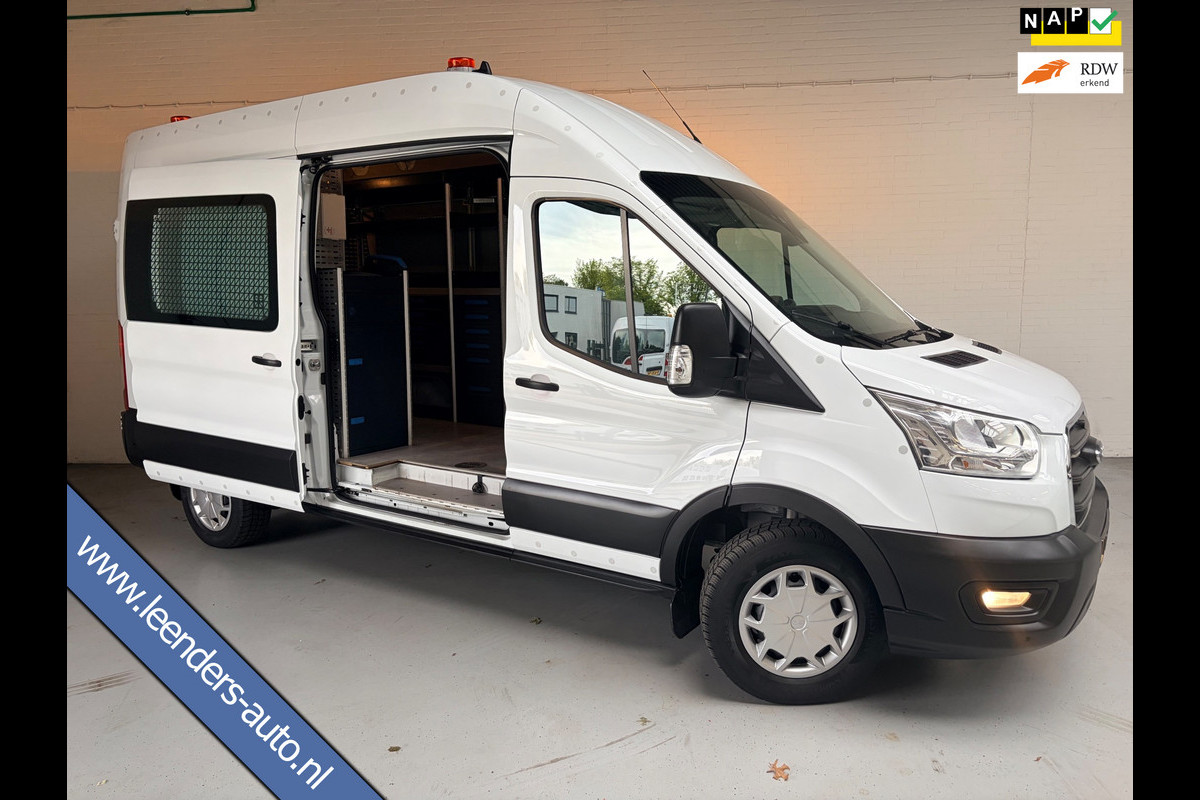 Ford Transit 350 2.0 TDCI 130PK euro6 L3H3 Trend MHEV RWD Sortimo Inrichting Victron v230 Standkachel RIJKLAARPRIJS!