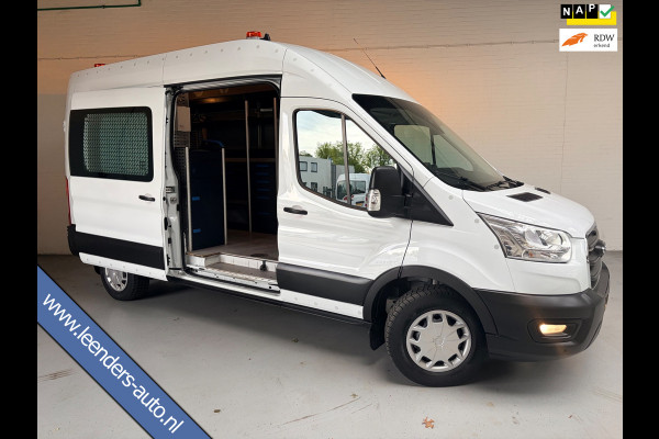 Ford Transit 350 2.0 TDCI 130PK euro6 L3H3 Trend MHEV RWD Sortimo Inrichting Victron v230 Standkachel RIJKLAARPRIJS!