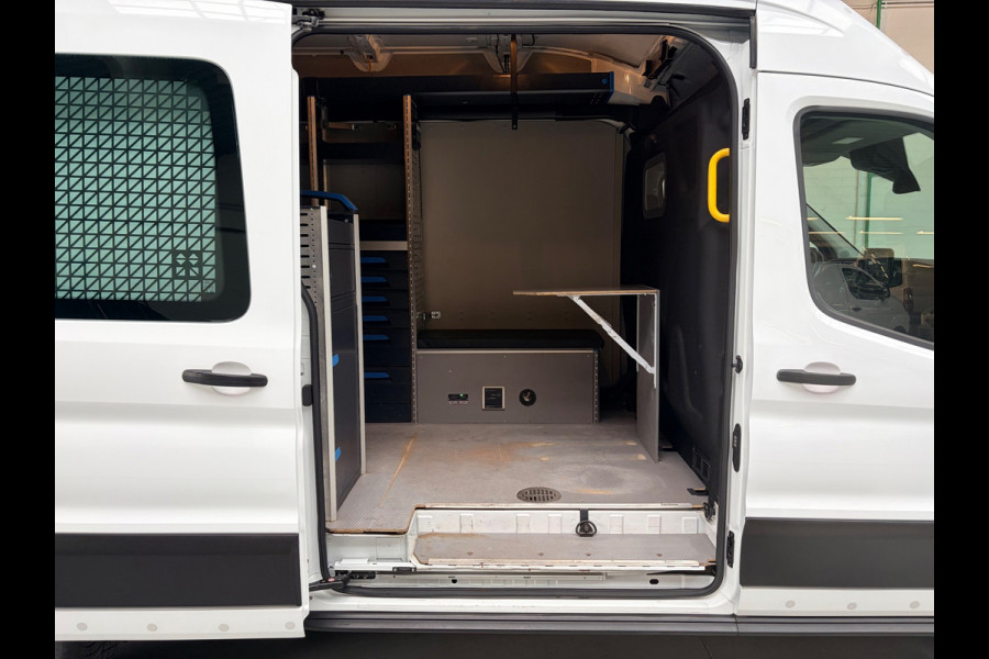 Ford Transit 350 2.0 TDCI 130PK euro6 L3H3 Trend MHEV RWD Sortimo Inrichting Victron v230 Standkachel RIJKLAARPRIJS!