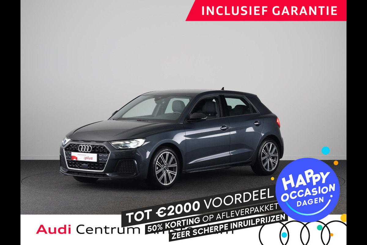 Audi A1 Sportback 30 TFSI S edition 110pk | Led koplampen | Sportstoelen | Navigatie via App | 17 inch Lichtmetalen velgen | Verwarmbare voorstoelen | Verlengde garantie