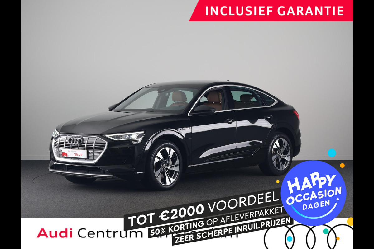 Audi e-tron Sportback 55 quattro Advanced edition Plus 95 kWh 408 PK | Bruin leder | 20"LM velgen | Elektrich verstelbare voorstoelen met geheugen |