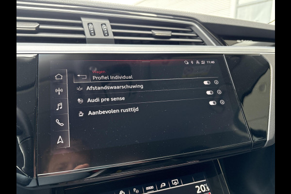 Audi e-tron 55 quattro Advanced edition 95 kWh | SOH 93,6% | Luchtvering | Memory Seat | Navigatie |