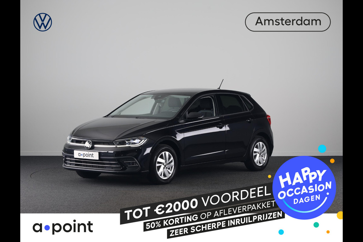 Volkswagen Polo 1.0 TSI Style 95PK DSG | Navigatie via app | Parkeersensoren voor en achter | LED koplampen | Automatische airco |