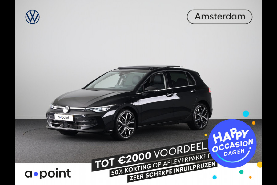 Volkswagen Golf 1.5 eHybrid Style Edition 204PK | Panoramadak | Wegklapbare trekhaak | Sportonderstel | Led matrix | Stoelverwarming | 18 Inch | Verlengde garantie