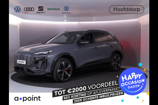 Audi Q6 e-tron S edition quattro 100 kWh | Private lease vanaf €1334 | 385pk | Panoramadak |  Luchtvering | B&O Audio | Elektisch verstelbare voorstoelen | Geheugen bestuurderstoel | Head up Display