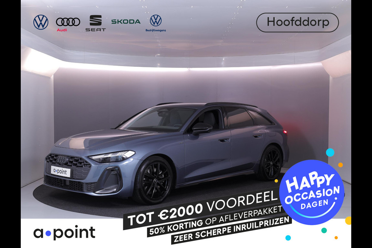 Audi A5 Avant 2.0 e-hybrid quattro S edition 299 pk S-tronic | Private lease vanaf €923 | Verlengde garantie | Navigatie | Parkeersensoren (Park assist) | Rondomzicht camera | Matrix LED koplampen | Multimedia scherm passagier | S-Line |