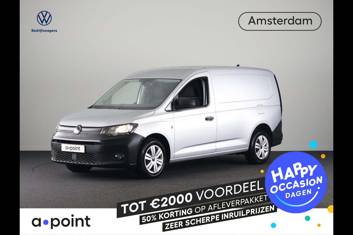 Volkswagen Caddy Cargo Maxi 2.0 TDI Trend 102 pk | Navigatie via App | Parkeersensoren achter | Autom. airco | Stoelverwarming |