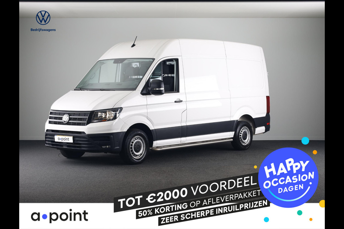 Volkswagen Crafter 35 2.0 TDI L3H3 Highline EURO VI 140 pk Automaat | Verlengde garantie | Navigatie | Trekhaak | Parkeersensoren | Achteruitrijcamera | Geveerde bestuurdersstoel |