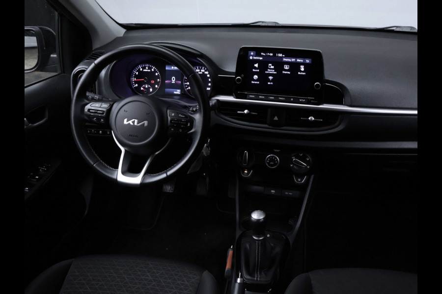 Kia Picanto 1.0 DPi DynamicLine Sport (APPLE CARPLAY,NAVI,CAMERA,CRUISE,LED,AIRCO,SPORTSTOELEN,LM VELGEN,NETTE STAAT)