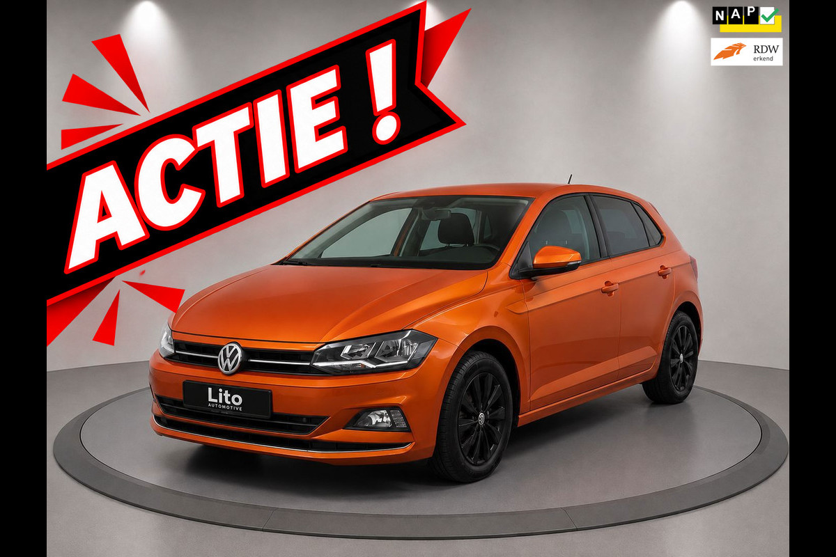 Volkswagen Polo 1.0 TSI Highline|ORANGE|HIGHLINE|VIRITUEEL|AUTOMAAT|NAVI|AIRCO|NL|