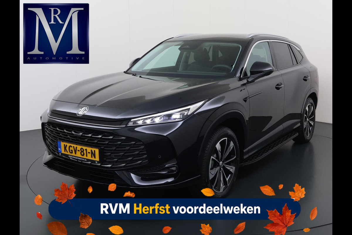 MG MG HS PHEV 1.5 Luxury VAN: 39.900,- VOOR 32.330,- UW HERFSTVOORDEEL: 7.570,- PLUG-IN HYBRIDE | 272 PK | NIEUWE AUTO | >1.000 KM TOTAAL BEREIK | 1E REGISTRATIE 03-2026 | 360° CAMERA | ELEKTRISCHE ACHTERKLEP | 7 JAAR MG GARANTIE T/M 2033 | APPLE CARPLAY | ANDROID AUTO | STOELVERWARMING | FULL LED | ELEKTRISCHE STOELEN