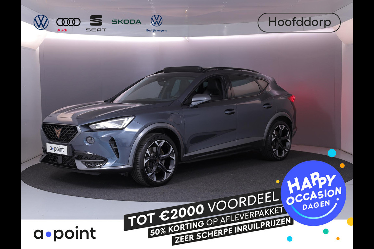 CUPRA Formentor 1.4 e-Hybrid VZ Performance 245 pk Automaat | Navigatie | Panoramadak | Parkeersensoren (Park assist) | Achteruitrijcamera | Lederen bekleding | Elektr. bestuurdersstoel met geheugen |