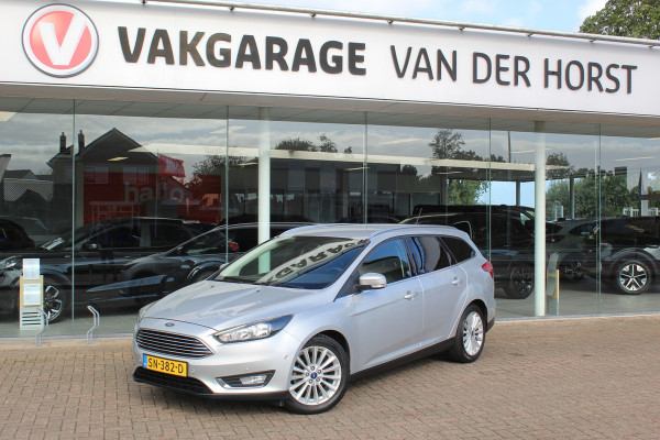 Ford FOCUS Wagon 1.0 125PK Titanium Uiterst nette wagen ! Trekhaak, Pdc, Navigatie, Cuise Controle,