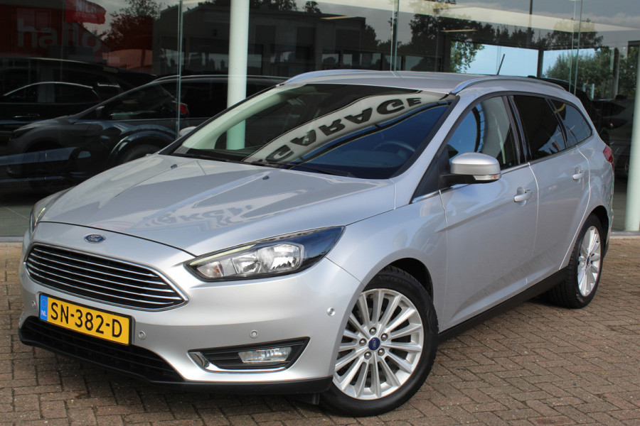 Ford FOCUS Wagon 1.0 125PK Titanium Uiterst nette wagen ! Trekhaak, Pdc, Navigatie, Cuise Controle,