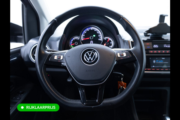 Volkswagen e-Up! e-up! | Stoelverwarming | Voorruit verw. | Cruise control | Camera | Extra getint glas achter | PDC achter | Climate control, All season banden, Snellader, DAB, Black pearl metallic, Rijklaarprijs!