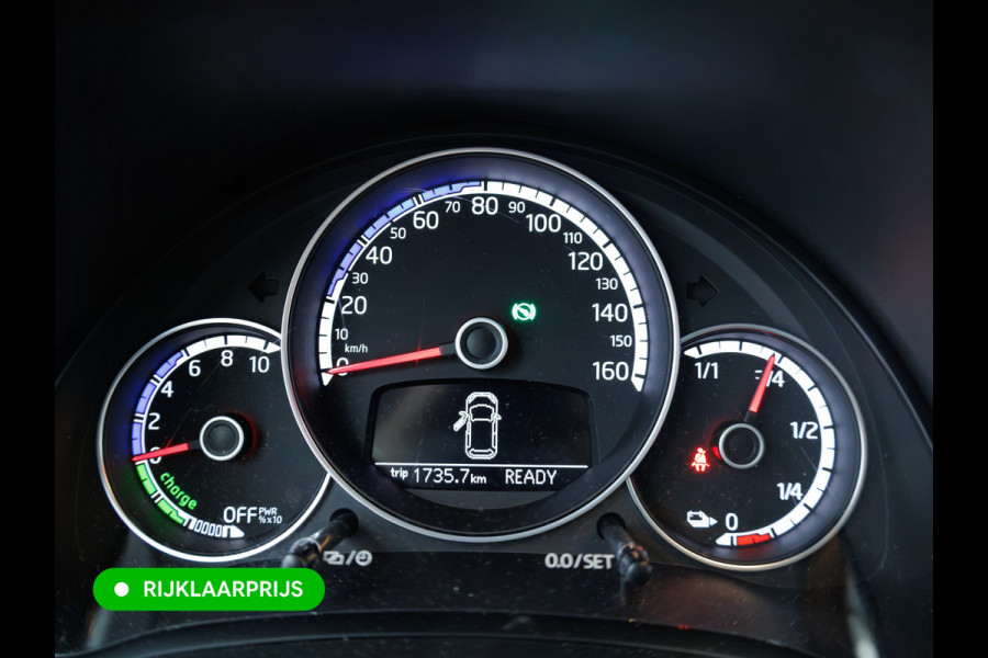 Volkswagen e-Up! e-up! | Stoelverwarming | Voorruit verw. | Cruise control | Camera | Extra getint glas achter | PDC achter | Climate control, All season banden, Snellader, DAB, Black pearl metallic, Rijklaarprijs!