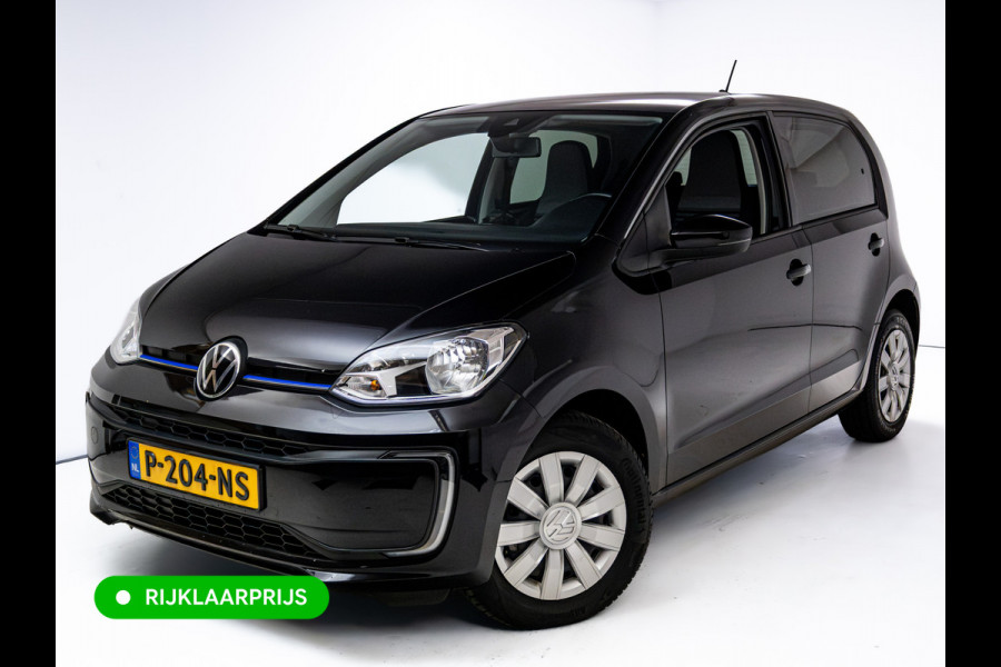 Volkswagen e-Up! e-up! | Stoelverwarming | Voorruit verw. | Cruise control | Camera | Extra getint glas achter | PDC achter | Climate control, All season banden, Snellader, DAB, Black pearl metallic, Rijklaarprijs!