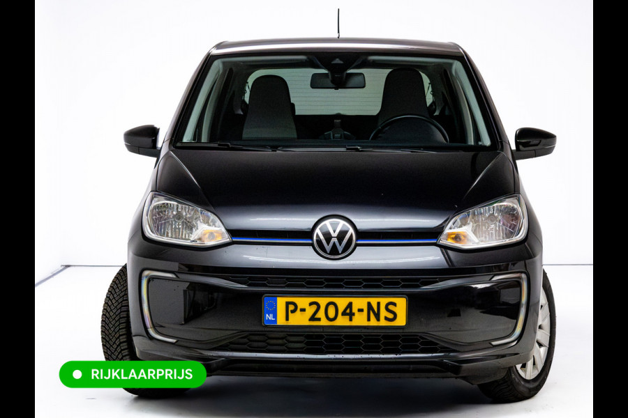 Volkswagen e-Up! e-up! | Stoelverwarming | Voorruit verw. | Cruise control | Camera | Extra getint glas achter | PDC achter | Climate control, All season banden, Snellader, DAB, Black pearl metallic, Rijklaarprijs!