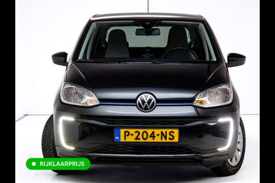 Volkswagen e-Up! e-up! | Stoelverwarming | Voorruit verw. | Cruise control | Camera | Extra getint glas achter | PDC achter | Climate control, All season banden, Snellader, DAB, Black pearl metallic, Rijklaarprijs!