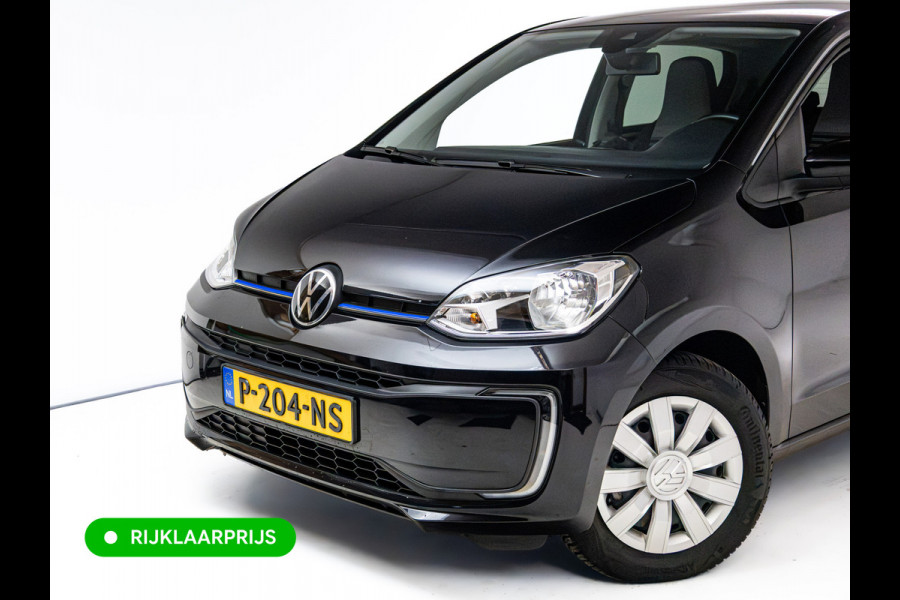 Volkswagen e-Up! e-up! | Stoelverwarming | Voorruit verw. | Cruise control | Camera | Extra getint glas achter | PDC achter | Climate control, All season banden, Snellader, DAB, Black pearl metallic, Rijklaarprijs!