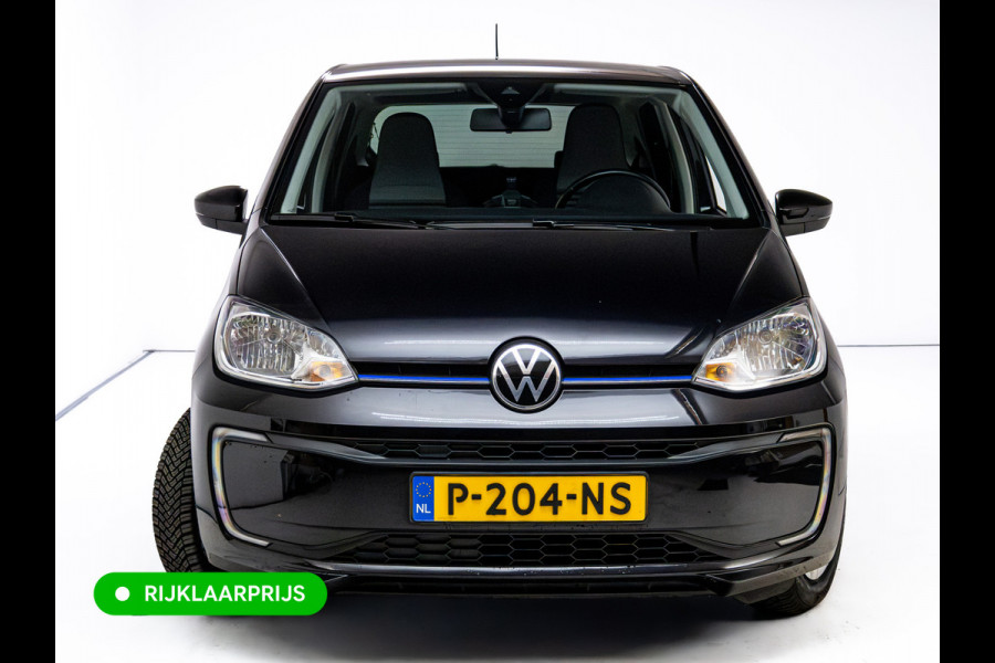 Volkswagen e-Up! e-up! | Stoelverwarming | Voorruit verw. | Cruise control | Camera | Extra getint glas achter | PDC achter | Climate control, All season banden, Snellader, DAB, Black pearl metallic, Rijklaarprijs!