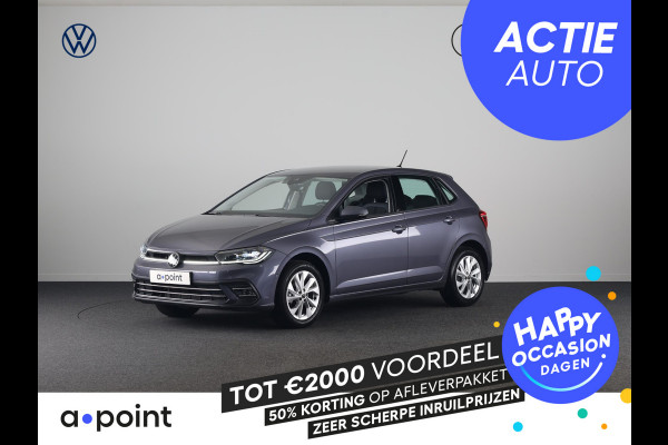 Volkswagen Polo 1.0 TSI Style 95 pk | Navigatie via App | Parkeersensoren (Park assist)| Autom. airco | Matrix LED koplampen | Keyless |